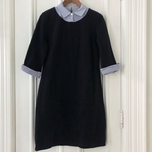 Talbots Navy Collared Shift